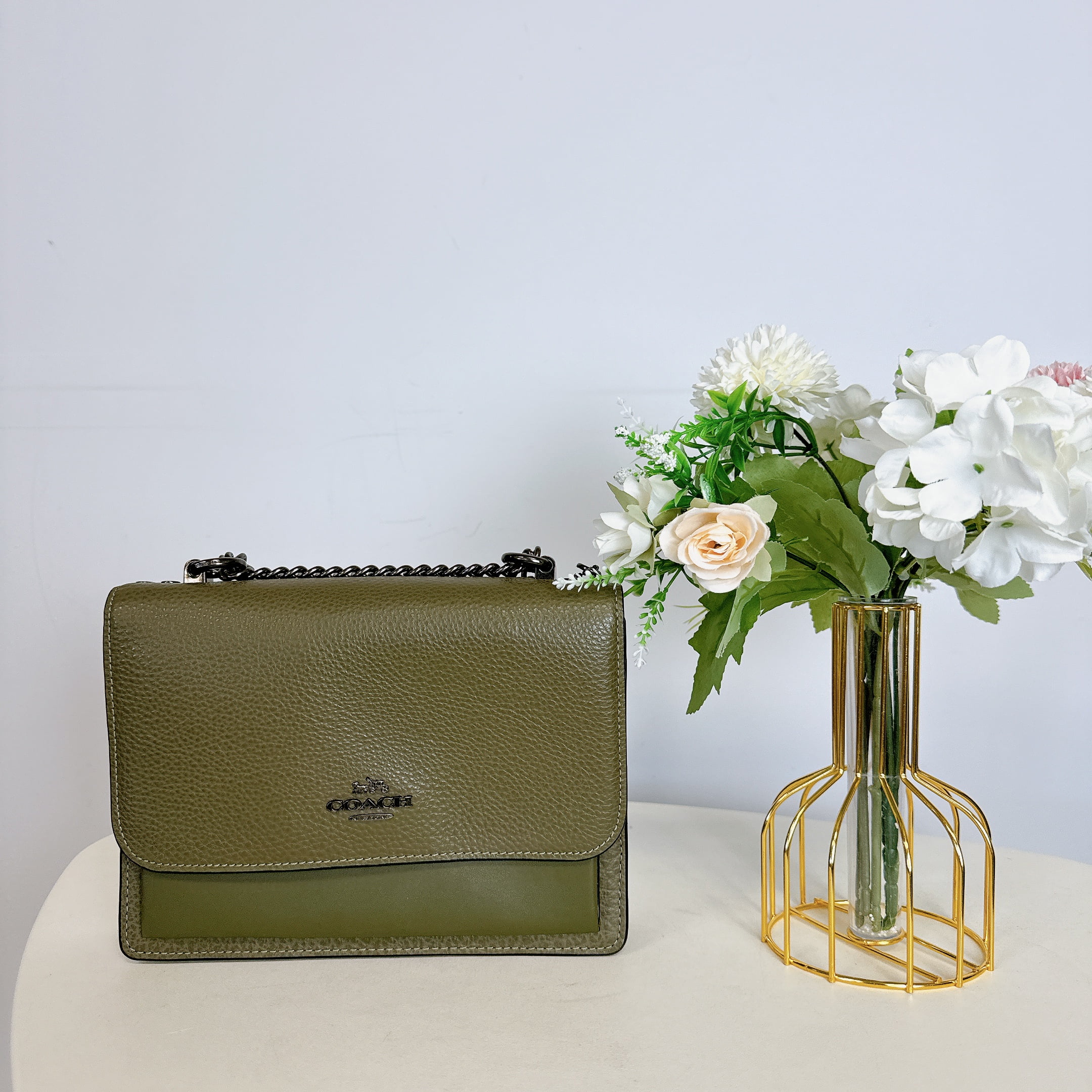 Coach 91019 Klare Crossbody Handbag in Signature Canvas, Brown