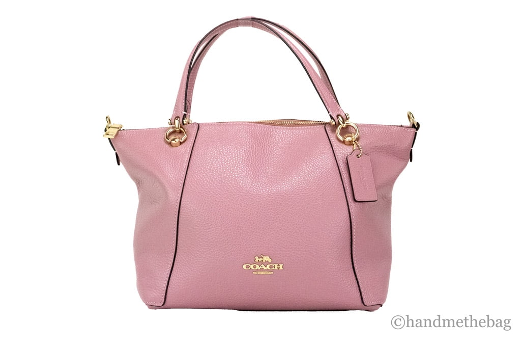 COACH / ショルダーバッグ/--/BEG/c6229 Coach (C6229) Kacey True Pink Pebbled Leather Top Zip Satchel