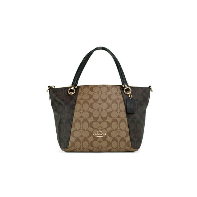 Coach C6838 Kacey Crossbody Top Zip Satchel Bag in Signature Canvas ...