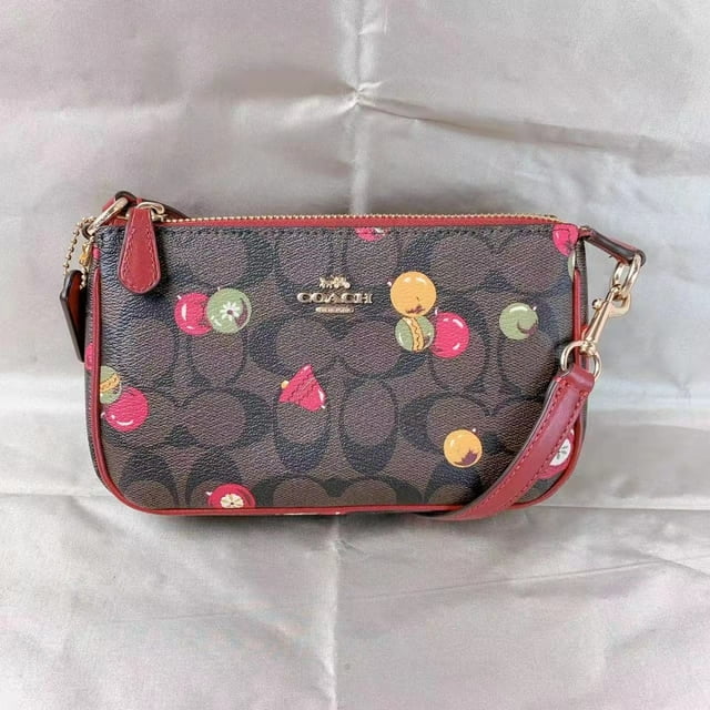 Coach C7403 Nolita 19 in Signature Canvas with Ornament Print Brown Black Multi