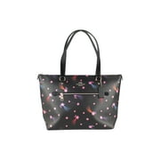 Coach (C7668) Signature Coated Canvas Leather Disco Star Gallery Tote Handbag