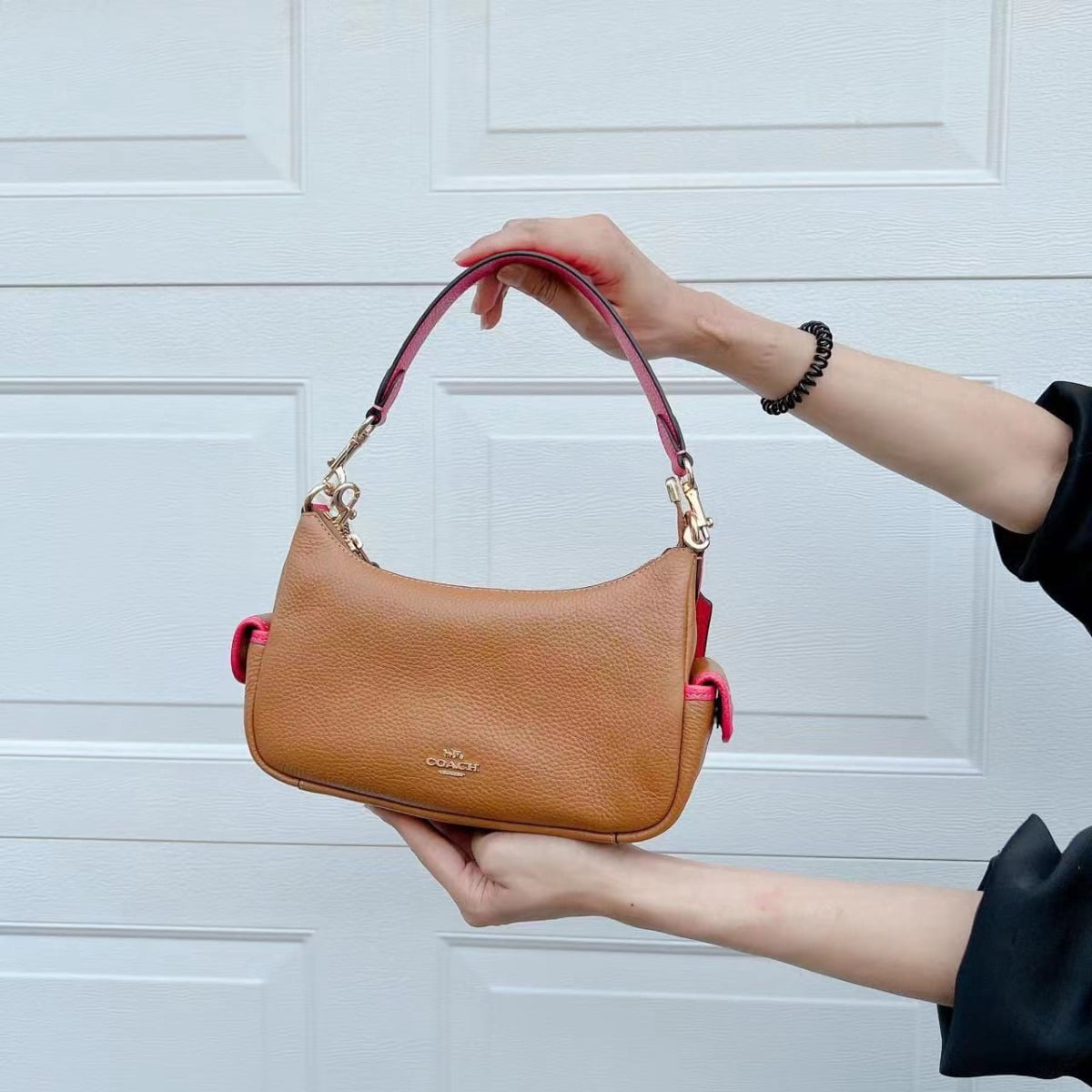 Coach C8156 Pennie Shoulder Bag 25 In Penny/Bold Pink