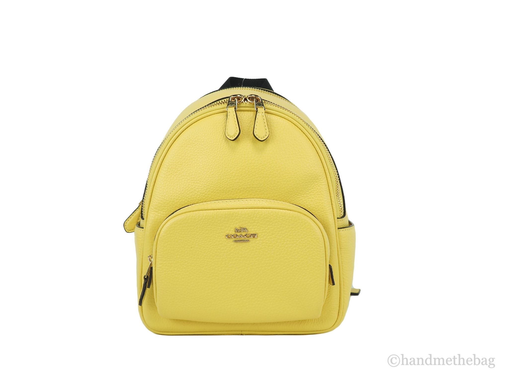 Buy the Women Yellow Coach SOHO OPTIC Hand BAG PURSE used | GoodwillFinds