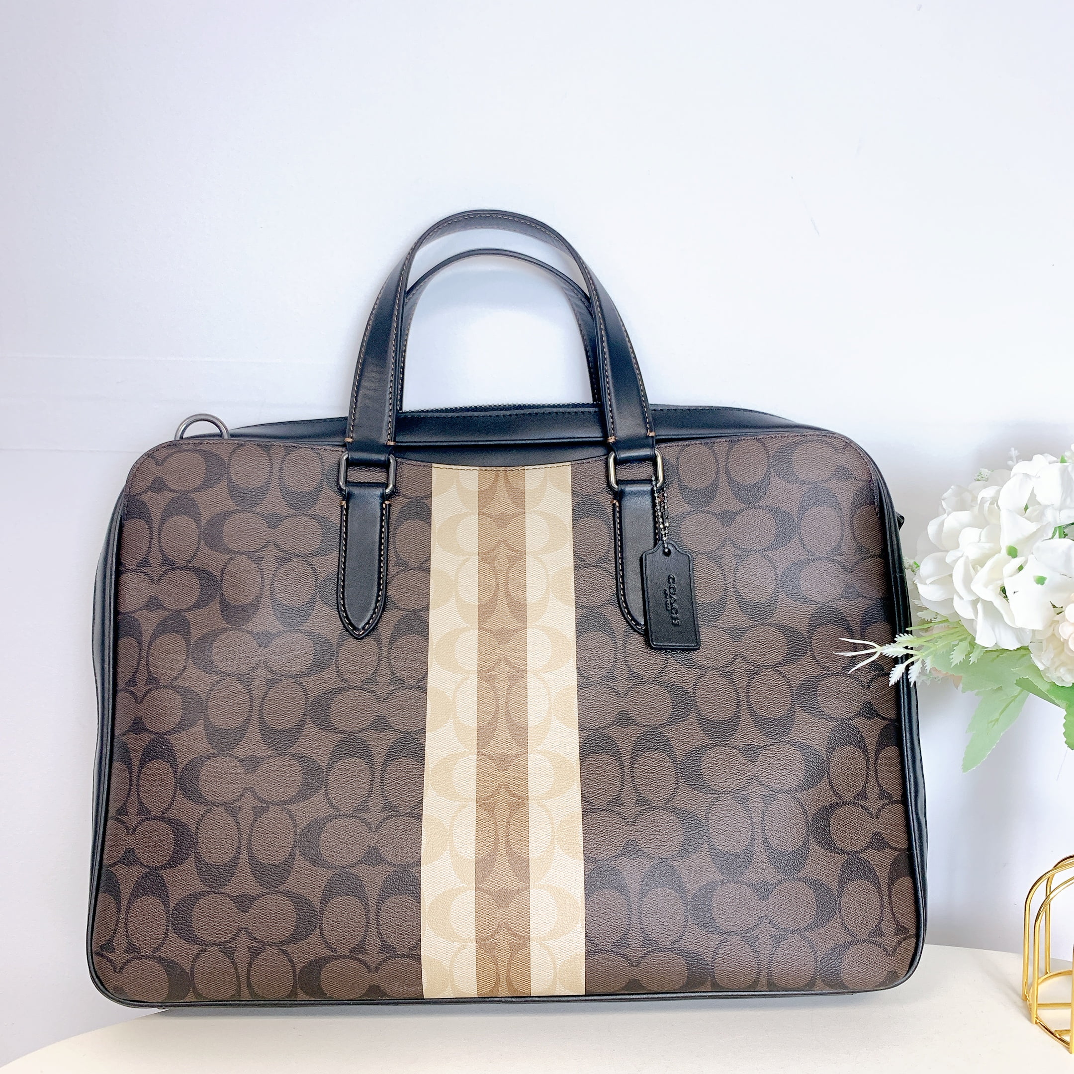 Lillie carryall with varsity stripe sale