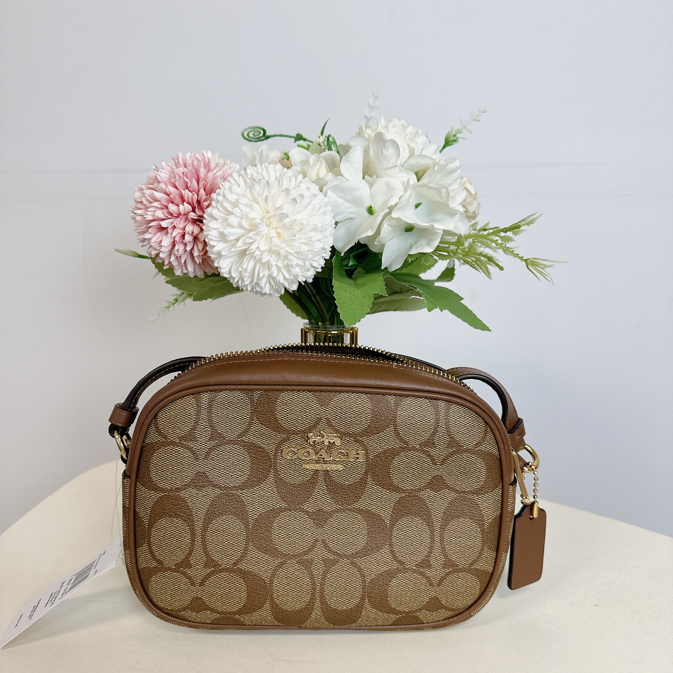 Coach C9926 Mini Jamie Camera Bag In Signature Canvas IN Coach C9926 Mini Jamie Camera Bag In Signature Canvas IN