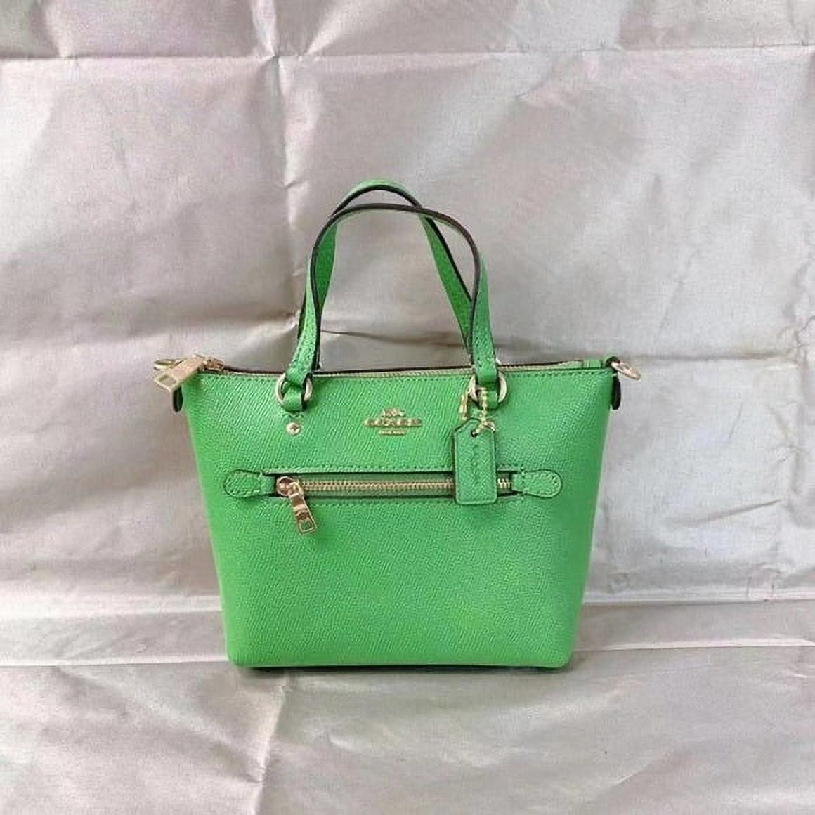 Coach top neon bag