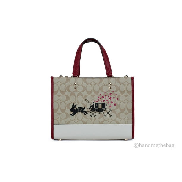 Coach CE645 Dempsey Medium Lunar New Year Rabbit Signature Carryall Tote Bag Walmart Business Supplies
