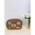 thumbnail image 1 of Coach Women's Jamie Camera Crossbody Bag in Signature Canvas with Patches (Khaki Multi), 1 of 5