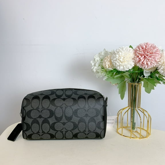 Coach CJ674 Axel Crossbody In Signature Canvas IN Charcoal