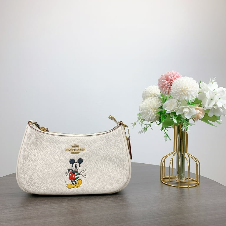 Coach CM859 Disney X Coach Teri Shoulder Bag With Mickey Mouse IN Chalk Multi