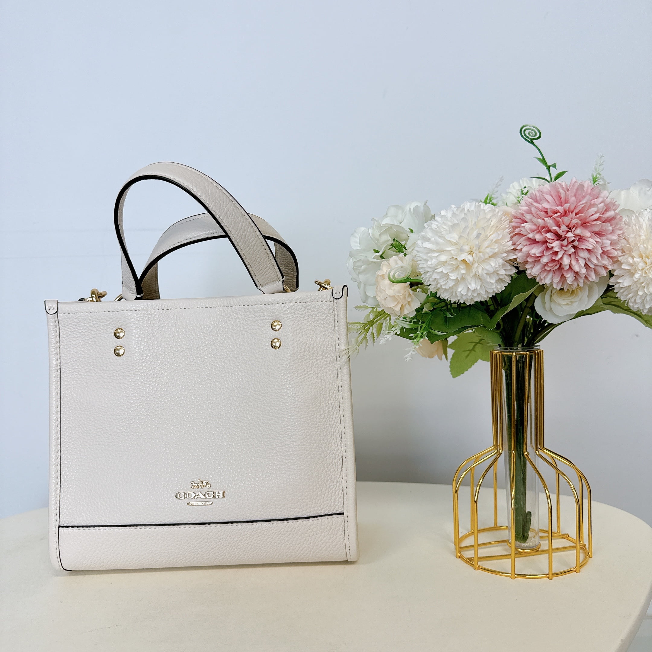 Coach CO971 Dempsey Tote 22 IN Chalk - Walmart.com