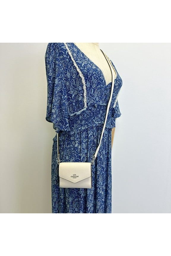 CU170 Mini Envelope Wallet With Strap IN Chalk