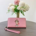 thumbnail image 1 of Coach CU380 Long Zip Around Wallet With Sundae Graphic IN Cherry Blossom, 1 of 6