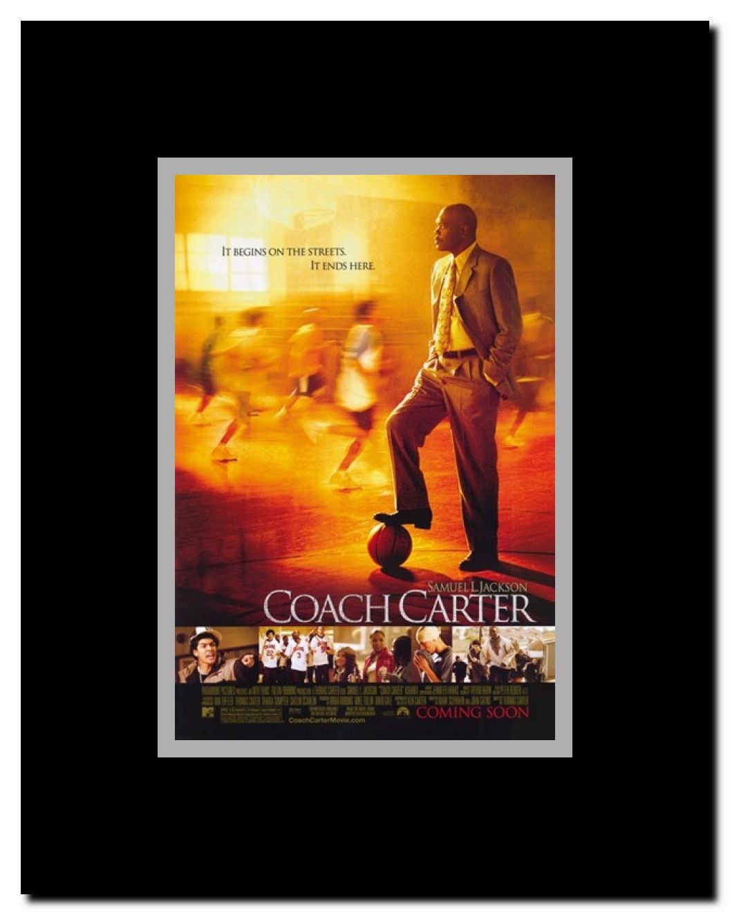 Coach Carter Framed Movie Poster