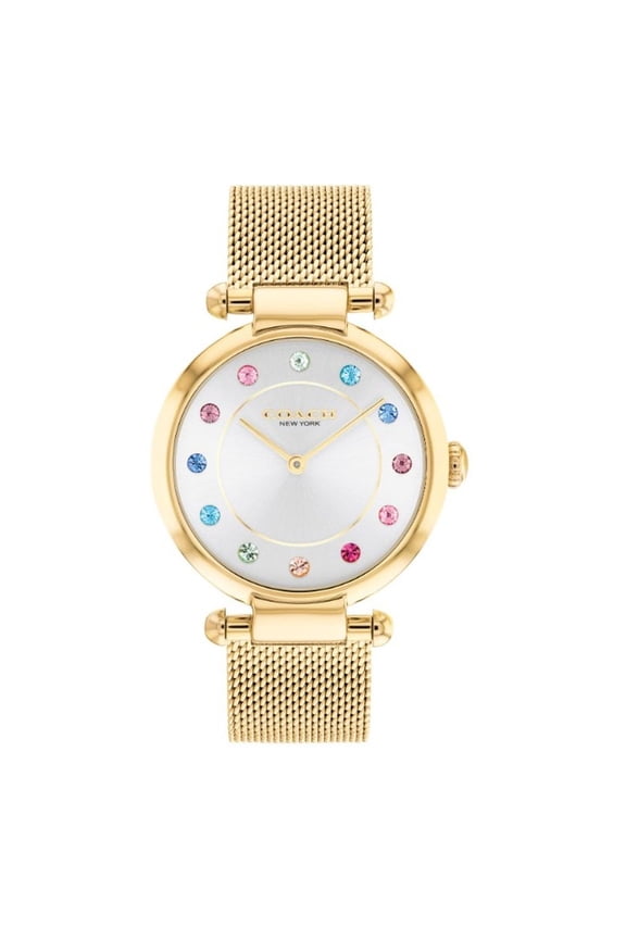 Cary Women's Quartz Silver Dial Gold-Tone Watch 14000112
