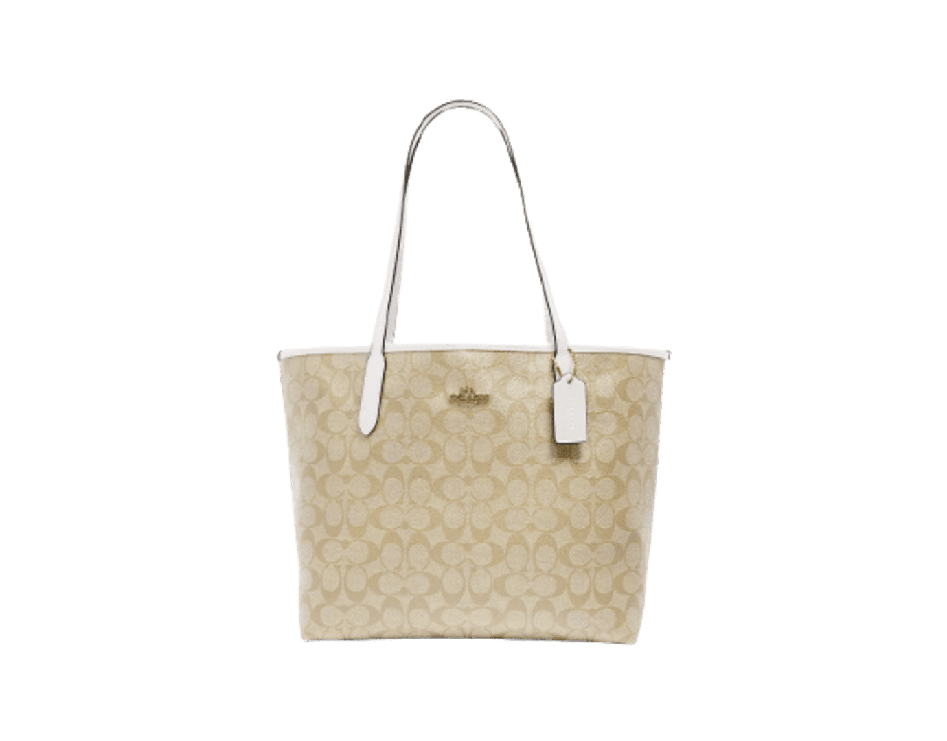 ★ILLIGO★ signature bag khaki 5006498625 COACH Signature Logo Light Khaki Wine Multi 2way Hand Bag