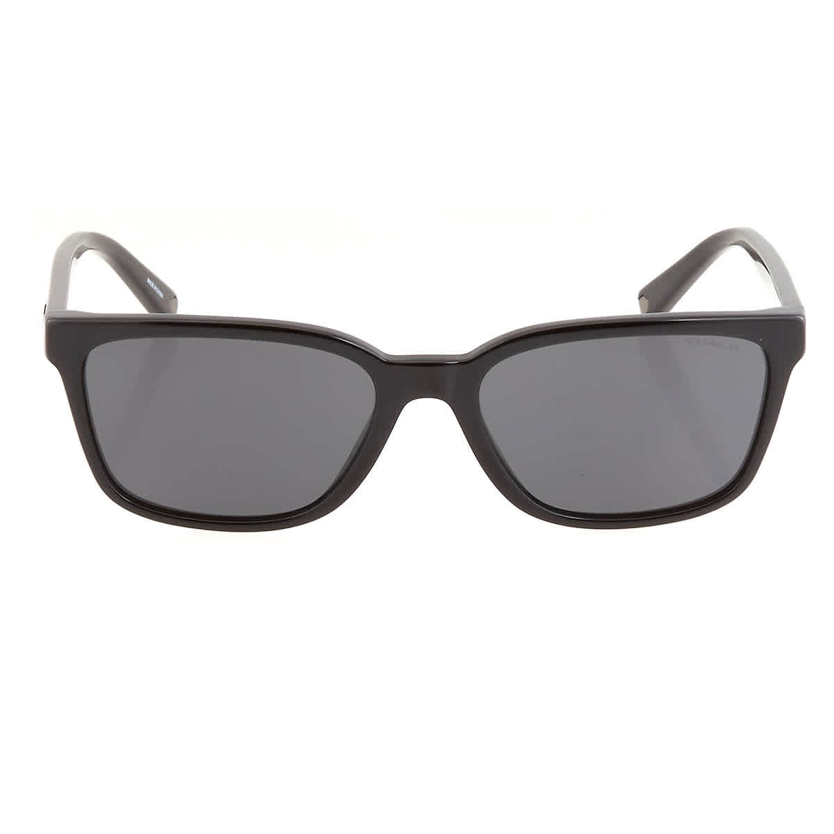 Coach Dark Grey Solid Rectangular Men's Sunglasses HC8328U 500287 57