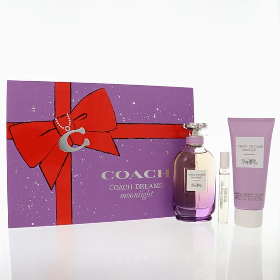Coach Dreams Moonlight 3 Eau De Parfum Spray by Coach Gift Set for Women