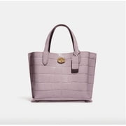 Coach Embossed Croc Willow Mollie Tote 24