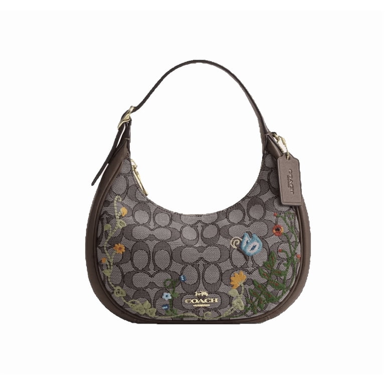 Coach Emily Shoulder Bag In Signature Jacquard With Floral