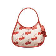 Coach Ergo Bag In Coachtopia Leather With Cherry Print
