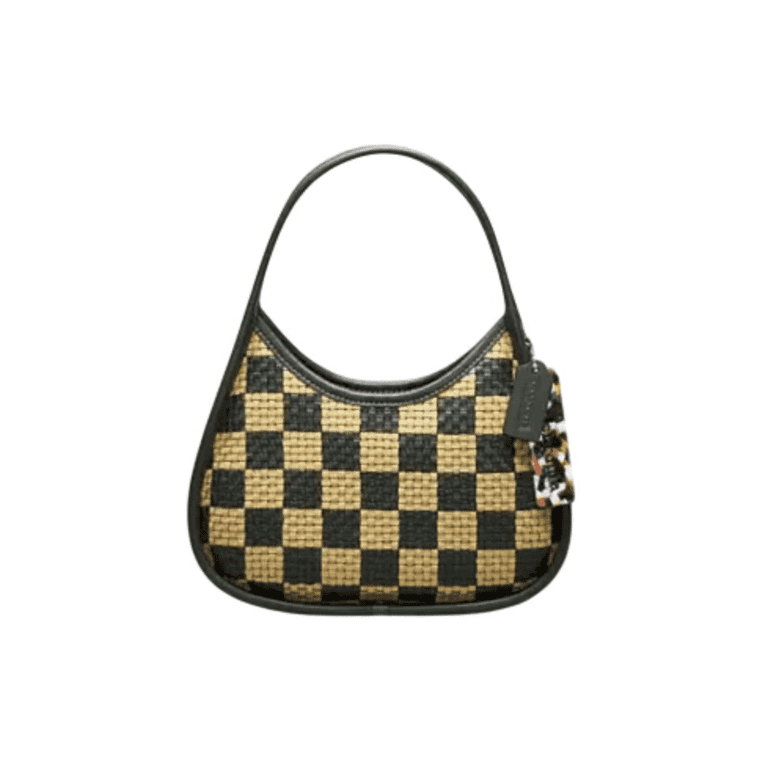 Coach Ergo Bag With Woven Checkerboard In Repurposed Leather