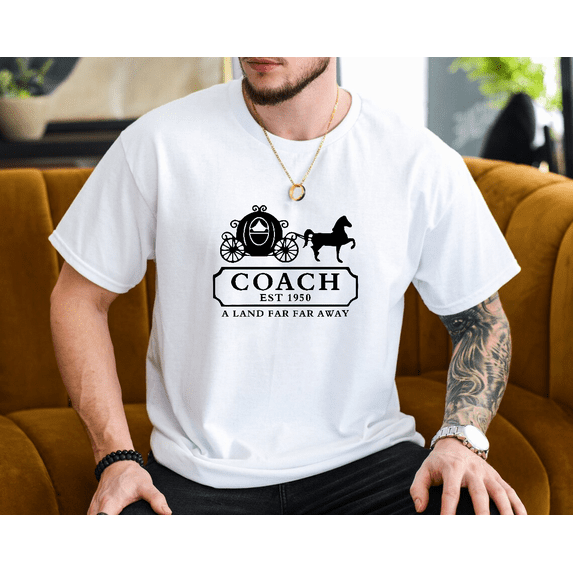 Coach Est 1950 Carriage Horse Brand Gear Unisex T-Shirt, up to size 3XL.
