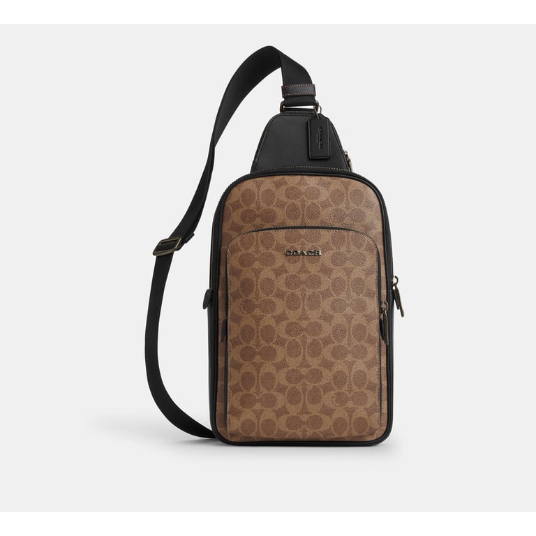 COACH イーサンパック Coach Ethan Pack In Signature Canvas - Walmart.com