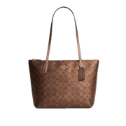 Fiona Zip Tote Bag In Signature Canvas