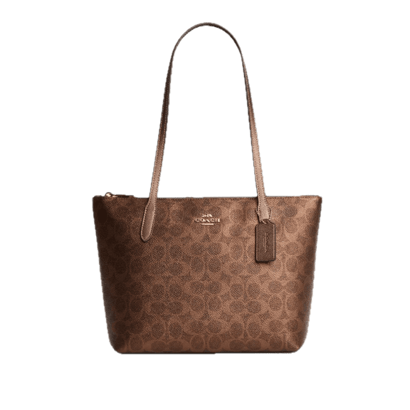 Coach Fiona Zip Tote Bag In Signature Canvas