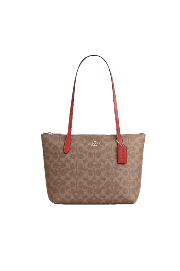 Fiona Zip Tote Bag In Signature Canvas