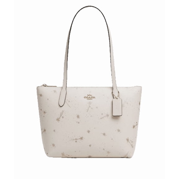 Coach Fiona Zip Tote Bag With Star Print