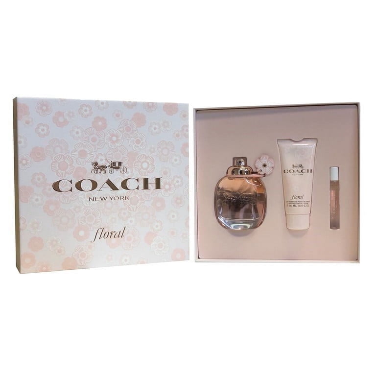 Coach Floral Eau De Parfum 3 PC Gift Set For Women - Walmart.com