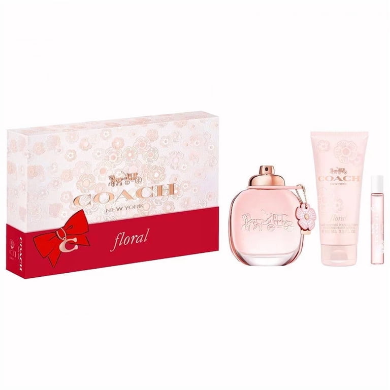 Coach Floral Eau De Parfum 3 PC Gift Set For Women - Walmart.com
