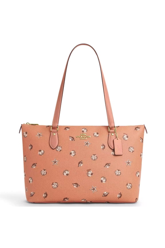 Gallery Tote Bag With Shell Print