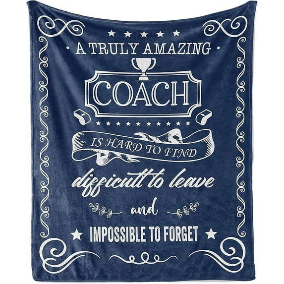 Coach Appreciation Throw, 60"x50"