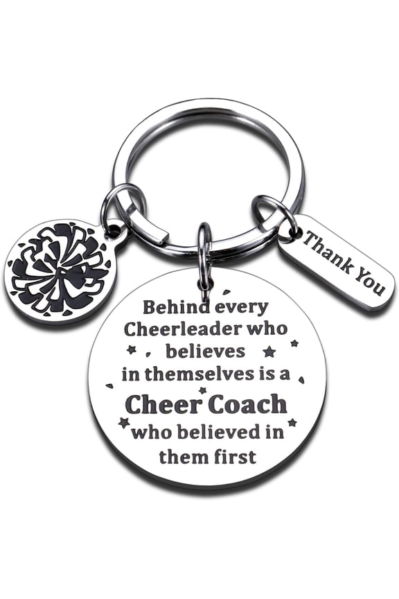 Coach Gifts Cheerleader Gifts Cheer Gifts Teacher Appreciation Gifts From Students Cheer Leaders Graduation Gifts for Cheer Coach Thank You Gifts for Women Coach Keychain Birthday Christmas Gifts