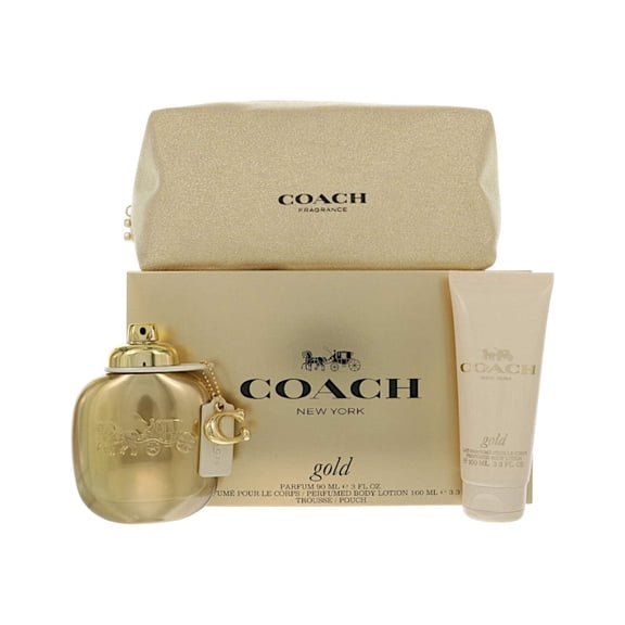 Coach Gold by Coach 3 Oz Parfum Gift Set for Women