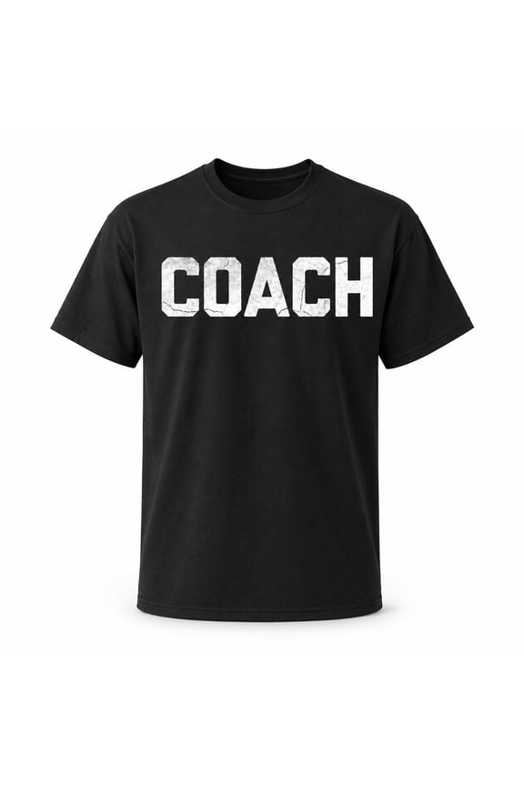 Coach Graphic T-Shirt, Unisex Classic Fit Short Sleeve Tee