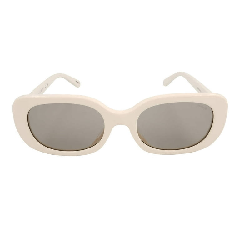 Coach Women's Fashion 54mm Off White Sunglasses