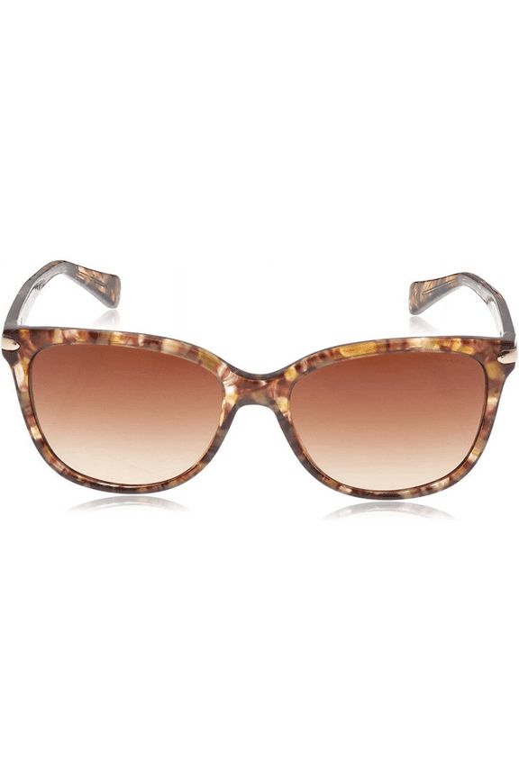 L19  Plastic Womens Cat-Eye Sunglasses Confetti Light Brown 57mm Adult