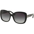 thumbnail image 1 of Coach HC8158 500211 58M Black/Light Grey Gradient Square Sunglasses For Women+FREE Complimentary Eyewear Care Kit, 1 of 4