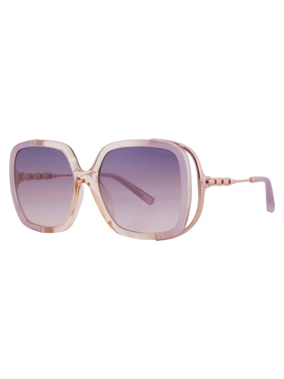 Purple Yellow Gradient Square Ladies Sunglasses HC8423U 5889U6 56
