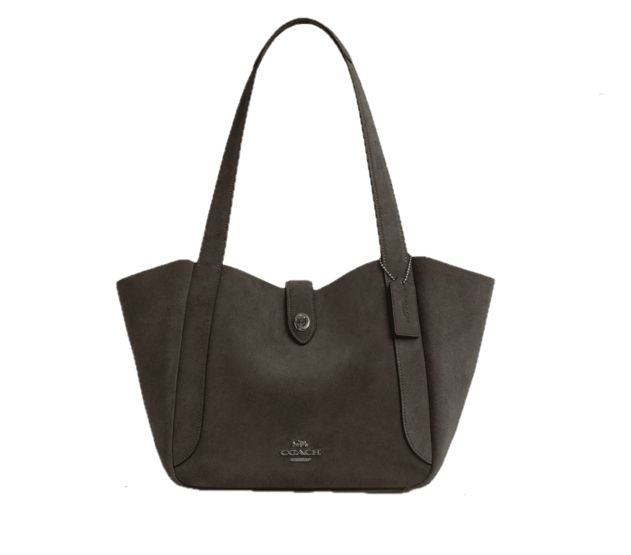 Coach Hadley Turnlock Tote Black - Walmart.com