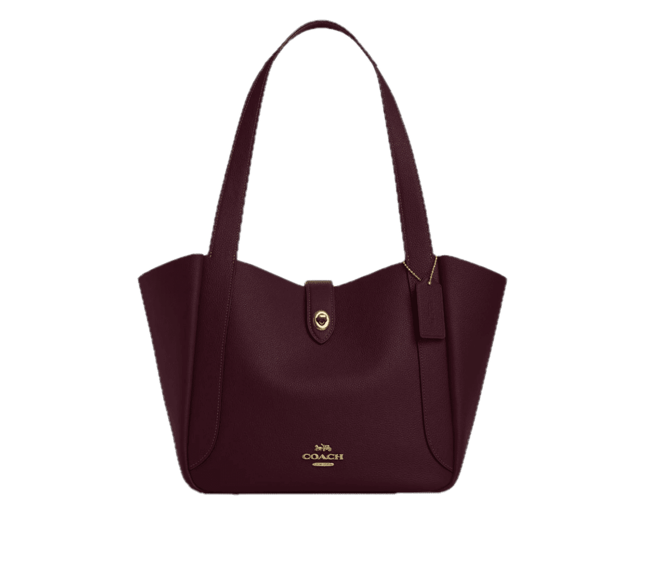 Coach Hadley Turnlock Tote Handbag - Walmart.com