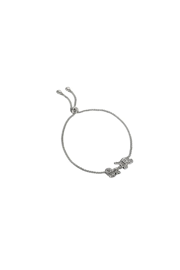 Horse And Carriage Slider Bracelet silver