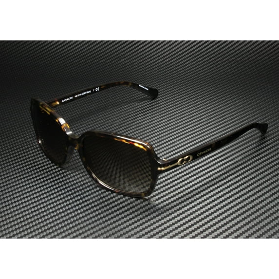 Coach L087 Blair Plastic Womens Rectangle Sunglasses Tortoise 56mm Adult