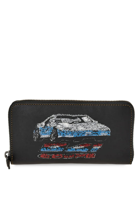Ladies Zip Around Wallet 1941 Black Co Car Acc Zip