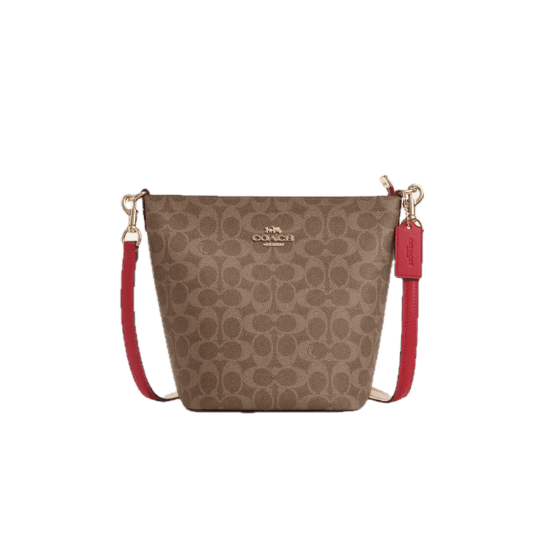 Coach Women's Logan Small Duffle Zip Crossbody Bag in Signature