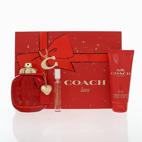 Coach Love 3 Eau De Parfum Spray by Coach Gift Set for Women